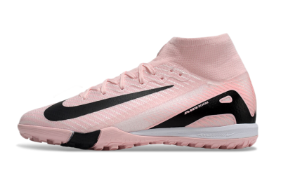Nike Air Zoom Mercurial Superfly 10 Elite TF High-Tops Soccer Shoes - Pink/White/Black