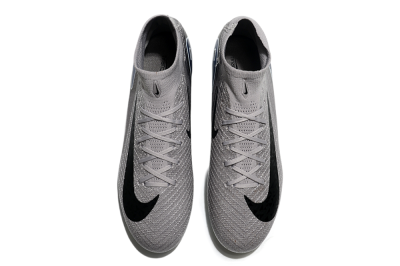 Nike Mercurial Superfly 10 Elite FG High-Tops Soccer Cleats - Grey/Black/Blue/Gold