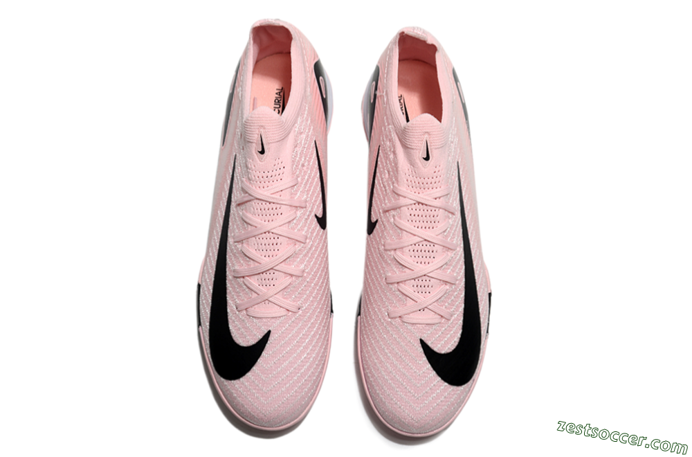 Nike Air Zoom Mercurial Vapor 16 Elite TF Low-Tops Soccer Shoes - Pink/Black/White 4