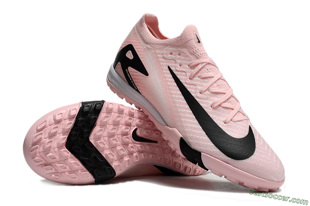 Nike Air Zoom Mercurial Vapor 16 Elite TF Low-Tops Soccer Shoes - Pink/Black/White 3