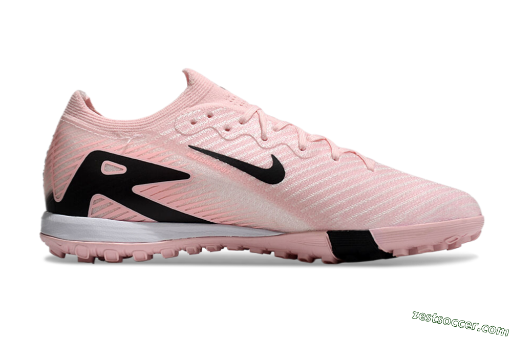 Nike Air Zoom Mercurial Vapor 16 Elite TF Low-Tops Soccer Shoes - Pink/Black/White 7