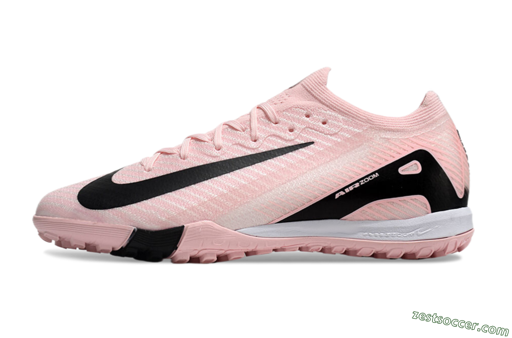 Nike Air Zoom Mercurial Vapor 16 Elite TF Low-Tops Soccer Shoes - Pink/Black/White 2
