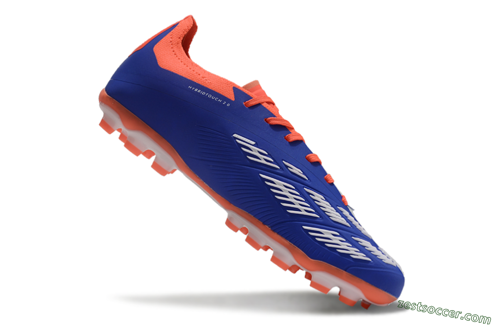 Adidas Predator Elite 24 MG Low-Tops Soccer Cleats - Blue/White/Red 4