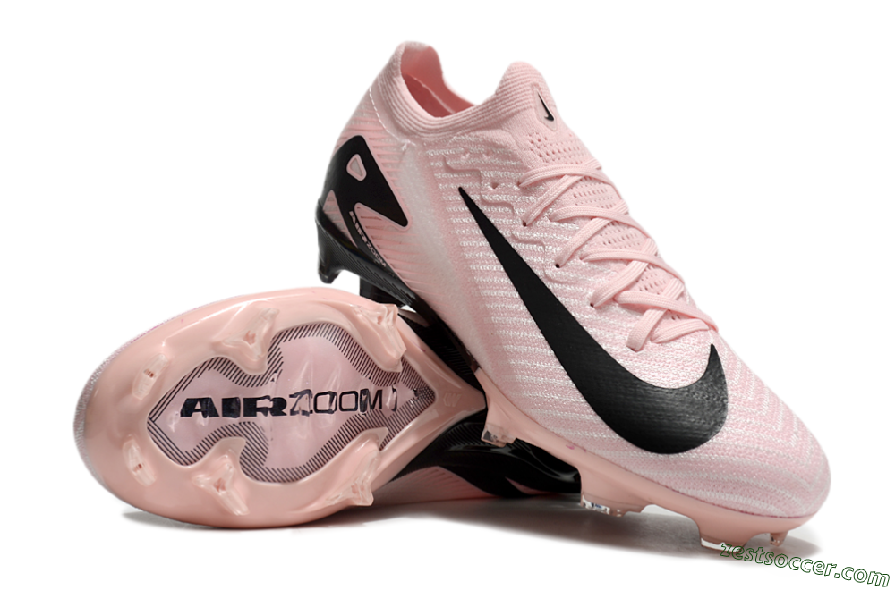 Nike Air Zoom Mercurial Vapor 16 Elite FG Low-Tops Soccer Cleats - Pink/Black/White 3