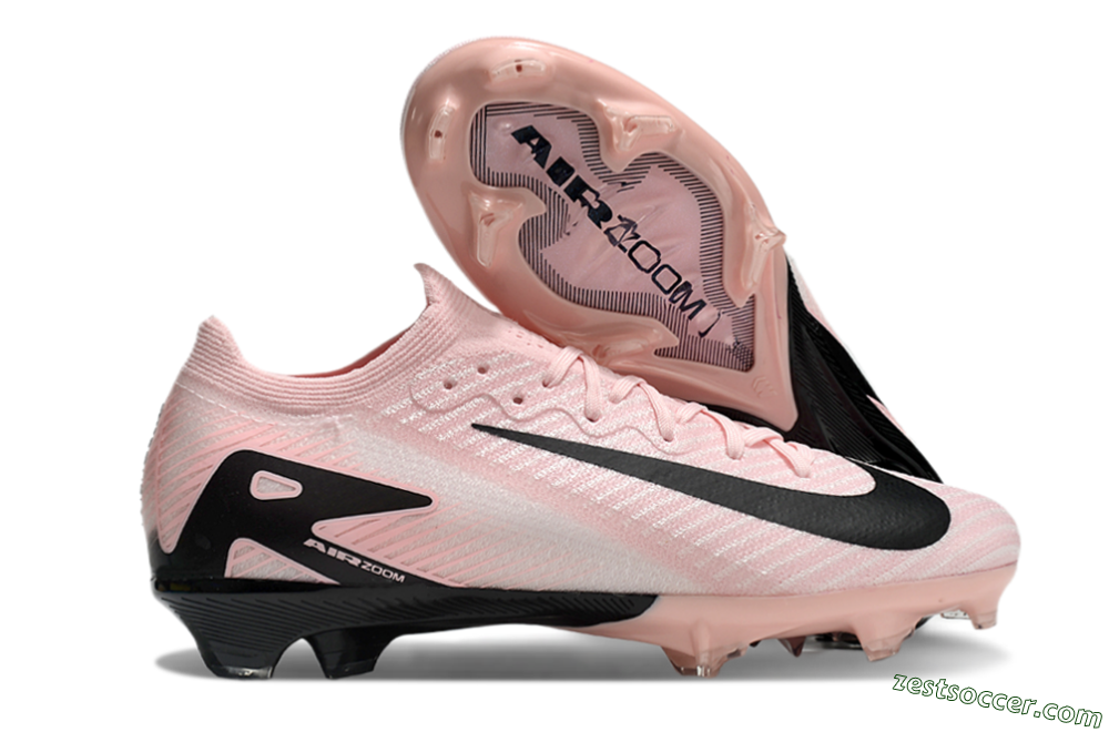 Nike Air Zoom Mercurial Vapor 16 Elite FG Low-Tops Soccer Cleats - Pink/Black/White 0