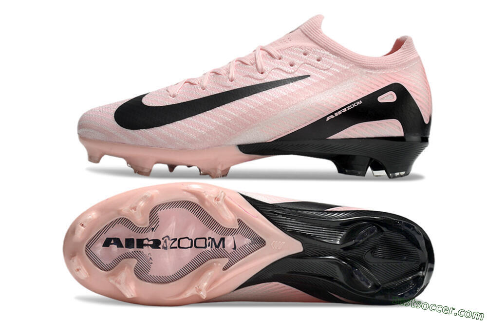 Nike Air Zoom Mercurial Vapor 16 Elite FG Low-Tops Soccer Cleats - Pink/Black/White 1