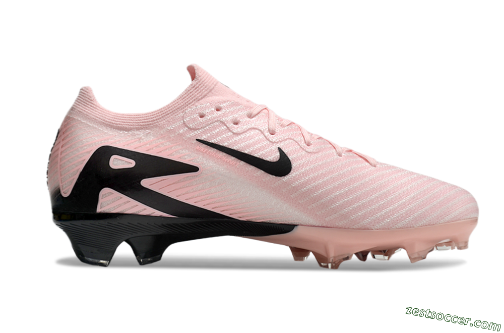Nike Air Zoom Mercurial Vapor 16 Elite FG Low-Tops Soccer Cleats - Pink/Black/White 5
