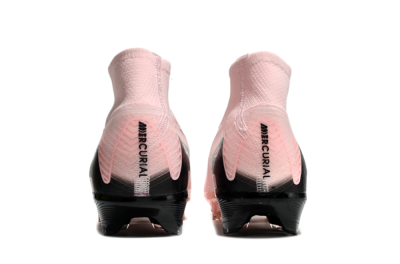 Nike Air Zoom Mercurial Superfly 10 Elite FG High-Tops Soccer Cleats - Pink/White/Black