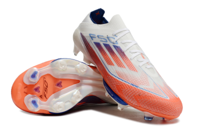 Adidas F50+ Lightstrike Pro FG Low-Tops Soccer Cleats - White/Red/Blue