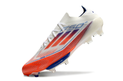 Adidas F50+ Lightstrike Pro FG Low-Tops Soccer Cleats - White/Red/Blue
