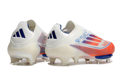 Adidas F50+ Lightstrike Pro FG Low-Tops Soccer Cleats - White/Red/Blue