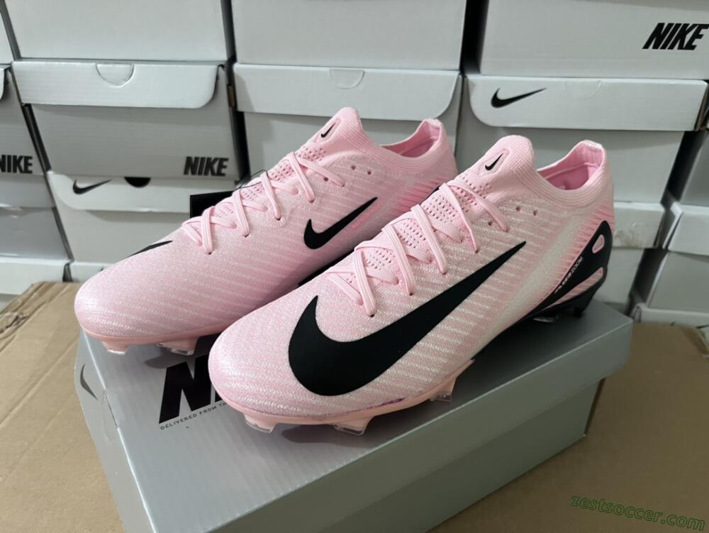 Nike Air Zoom Mercurial Vapor 16 Elite FG Low-Tops Soccer Cleats - Pink/Black/White