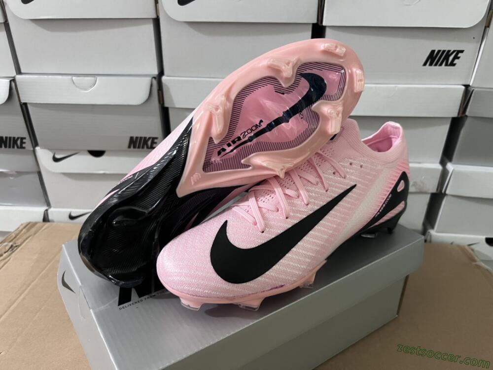 Nike Air Zoom Mercurial Vapor 16 Elite FG Low-Tops Soccer Cleats - Pink/Black/White