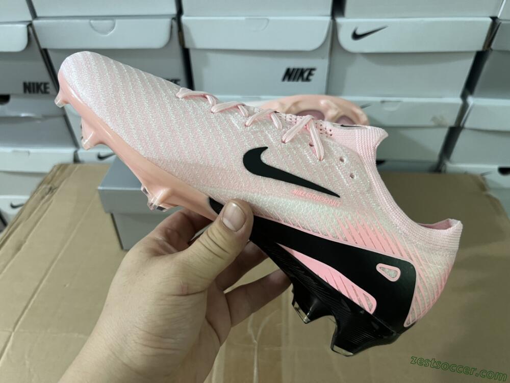 Nike Air Zoom Mercurial Vapor 16 Elite FG Low-Tops Soccer Cleats - Pink/Black/White
