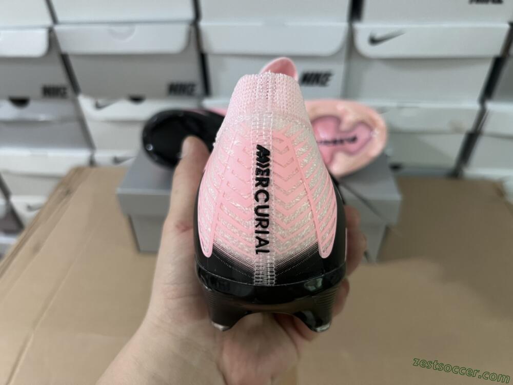 Nike Air Zoom Mercurial Vapor 16 Elite FG Low-Tops Soccer Cleats - Pink/Black/White