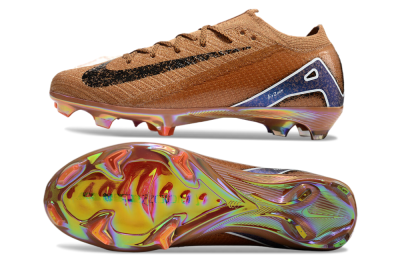Nike Air Zoom Mercurial Vapor 16 Elite FG Low-Tops Soccer Cleats - Gold/Blue/White