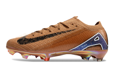 Nike Air Zoom Mercurial Vapor 16 Elite FG Low-Tops Soccer Cleats - Gold/Blue/White