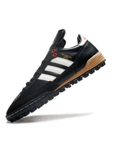 Adidas Mundial Team Astro TF Low-Tops Soccer Shoes - Black/White/Red
