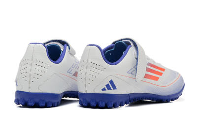 Kids Adidas Predator Elite TF Low-Tops Soccer Shoes - White/Blue/Red