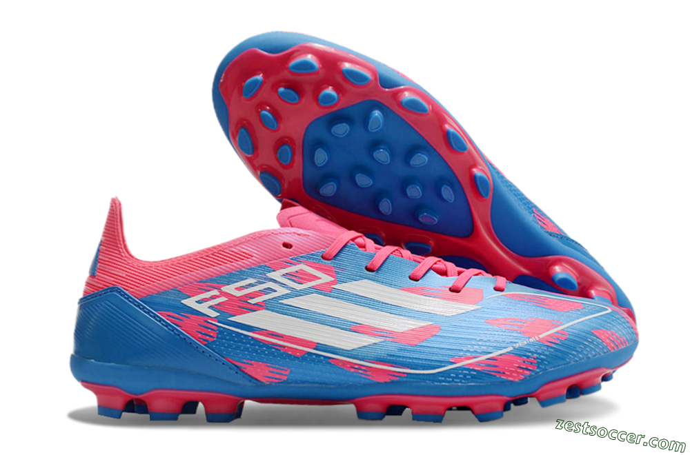 Adidas F50 Elite MG Low-Tops Soccer Cleats - Blue/White/Red 0