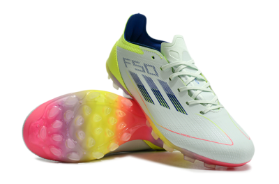 Adidas F50 Elite MG Low-Tops Soccer Cleats - Jade/Blue/Yellow