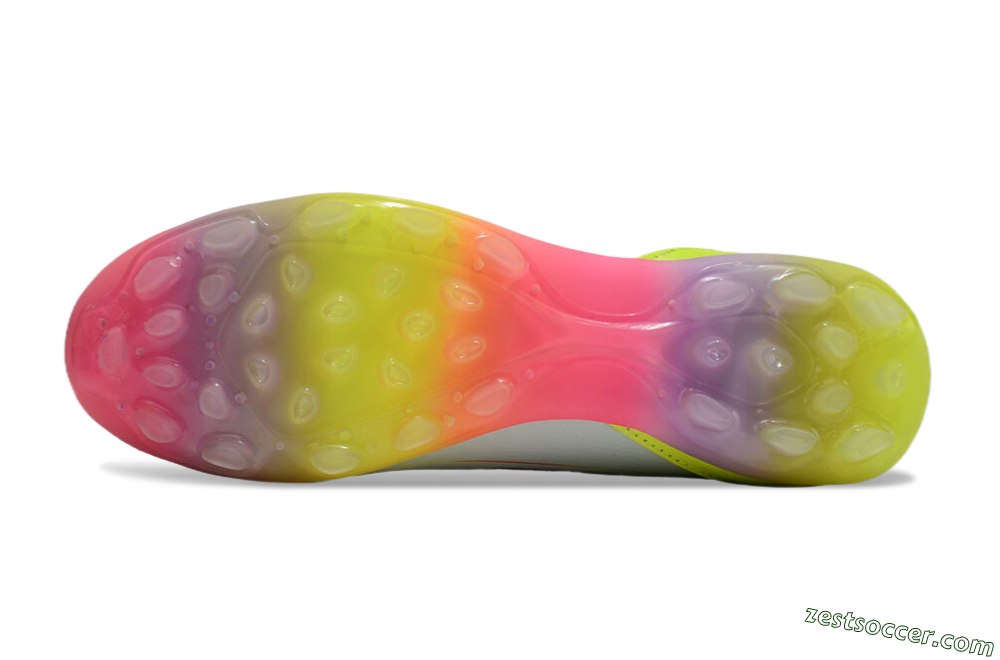 Adidas F50 Elite MG Low-Tops Soccer Cleats - Jade/Blue/Yellow 6