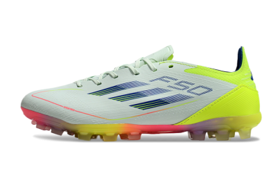 Adidas F50 Elite MG Low-Tops Soccer Cleats - Jade/Blue/Yellow