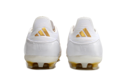 Adidas F50 Elite MG Low-Tops Soccer Cleats - White/Gold