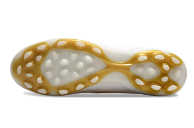 Adidas F50 Elite MG Low-Tops Soccer Cleats - White/Gold