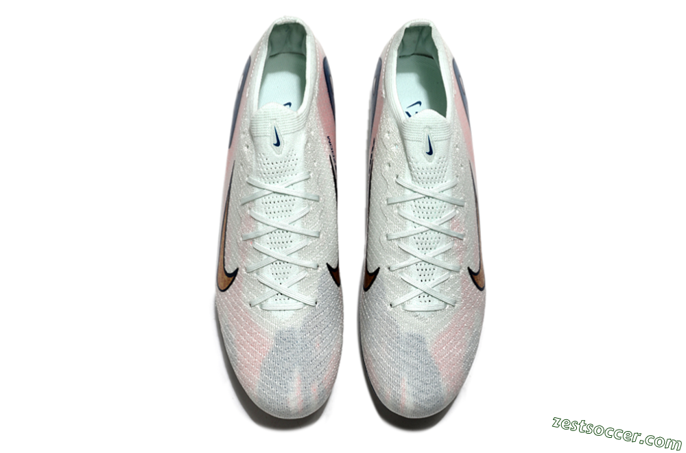 Nike Air Zoom Mercurial Vapor 16 Elite SG Low-Tops Soccer Cleats - Jade/Pink/Blue 4