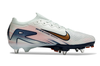 Nike Air Zoom Mercurial Vapor 16 Elite SG Low-Tops Soccer Cleats - Jade/Pink/Blue