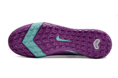 Nike Air Zoom Mercurial Superfly 10 Elite TF High-Tops Soccer Shoes - Purple/Jade/White