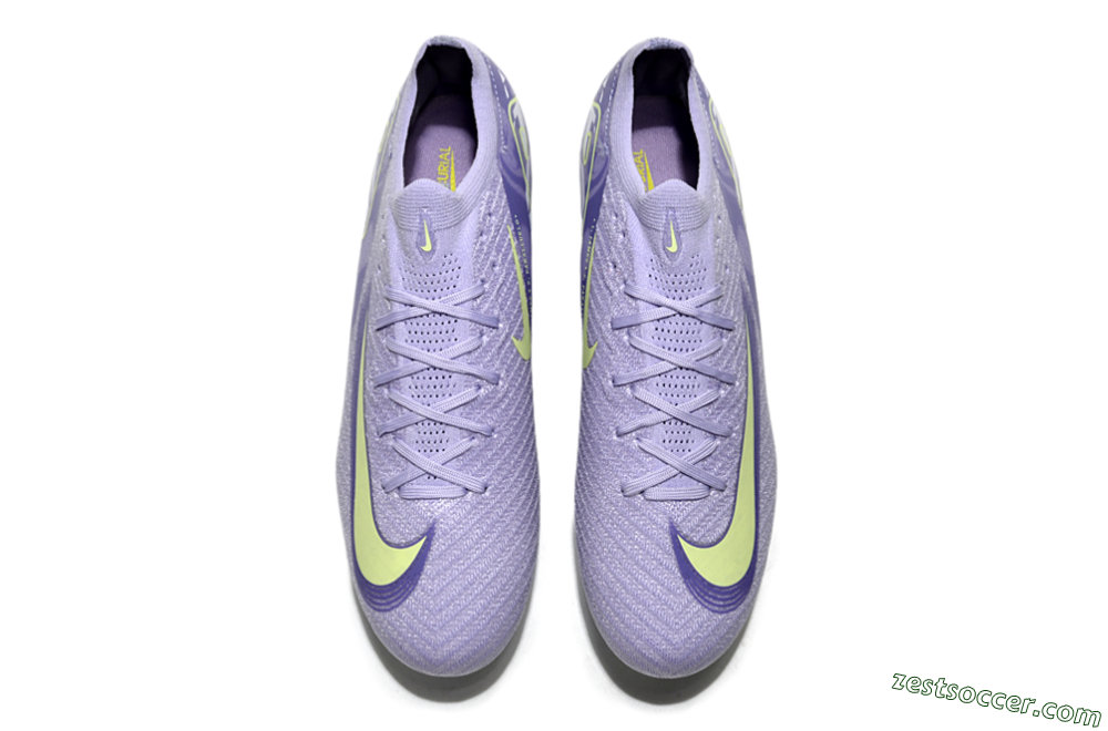 Nike Air Zoom Mercurial Vapor 16 Elite SG Low-Tops Soccer Cleats - Purple/Yellow/White 4