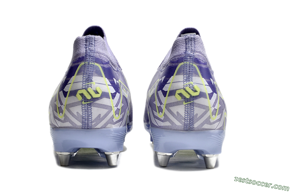 Nike Air Zoom Mercurial Vapor 16 Elite SG Low-Tops Soccer Cleats - Purple/Yellow/White 5