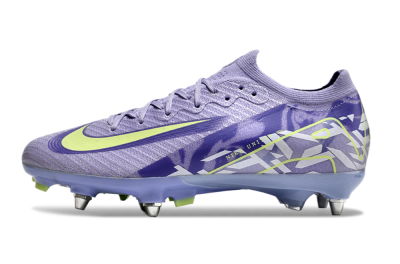 Nike Air Zoom Mercurial Vapor 16 Elite SG Low-Tops Soccer Cleats - Purple/Yellow/White