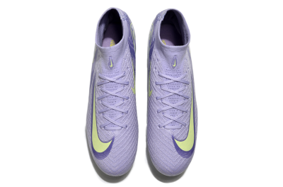 Nike Air Zoom Mercurial Superfly 10 Elite SG High-Tops Soccer Cleats - Purple/Yellow/White
