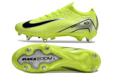 Nike Air Zoom Mercurial Vapor 16 Elite SG Low-Tops Soccer Cleats - Yellow/Silver/Black