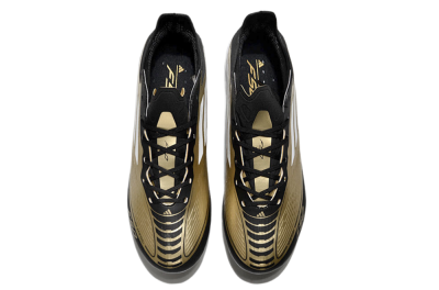 Adidas F50 Elite Messi MG Low-Tops Soccer Cleats - Gold/Black/White