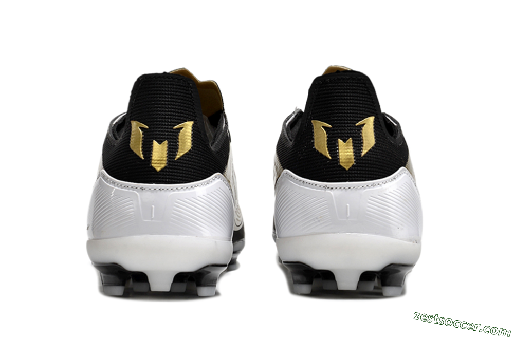Adidas F50 Elite Messi MG Low-Tops Soccer Cleats - Gold/Black/White 5