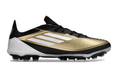 Adidas F50 Elite Messi MG Low-Tops Soccer Cleats - Gold/Black/White