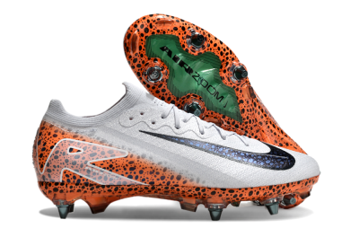 Nike Air Zoom Mercurial Vapor 16 Elite SG Low-Tops Soccer Cleats - Grey/Black/Leopard