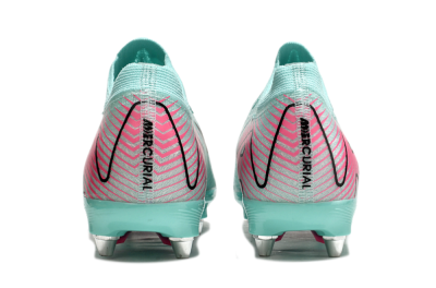 Nike Air Zoom Mercurial Vapor 16 Elite SG Low-Tops Soccer Cleats - Jade/Black/Pink