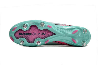 Nike Air Zoom Mercurial Vapor 16 Elite SG Low-Tops Soccer Cleats - Jade/Black/Pink
