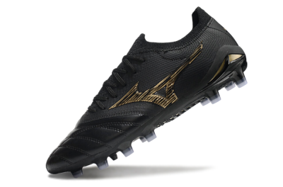 Mizuno Morelia Neo 3 FG Low-Tops Soccer Cleats - Black/Gold