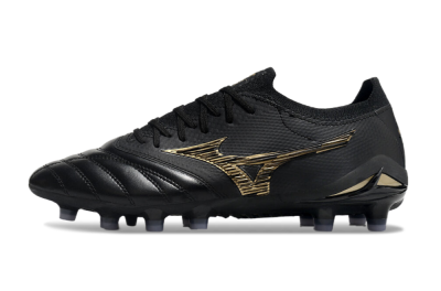 Mizuno Morelia Neo 3 FG Low-Tops Soccer Cleats - Black/Gold