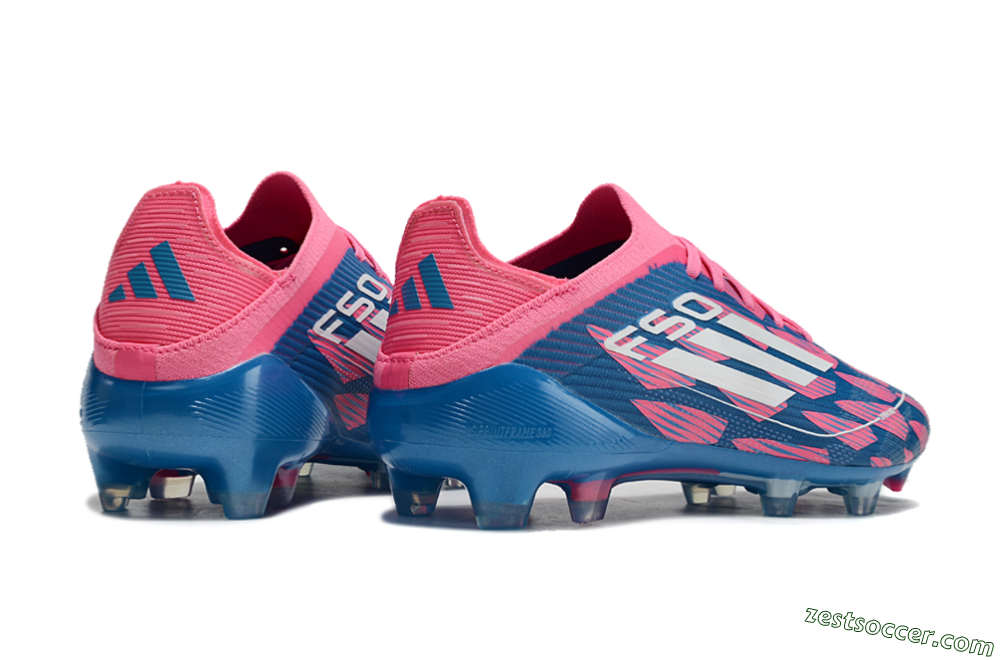 Adidas F50 Elite FG Low-Tops Soccer Cleats - Blue/White/Red 7