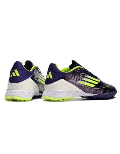 Adidas F50 Pro TF Low-Tops Soccer Shoes - Purple/Yellow/Blue