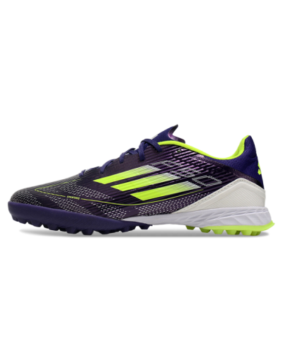 Adidas F50 Pro TF Low-Tops Soccer Shoes - Purple/Yellow/Blue