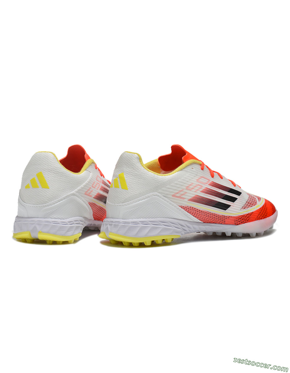 Adidas F50 Pro TF Low-Tops Soccer Shoes - Red/White/Yellow 6
