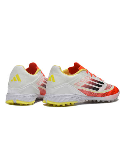 Adidas F50 Pro TF Low-Tops Soccer Shoes - Red/White/Yellow